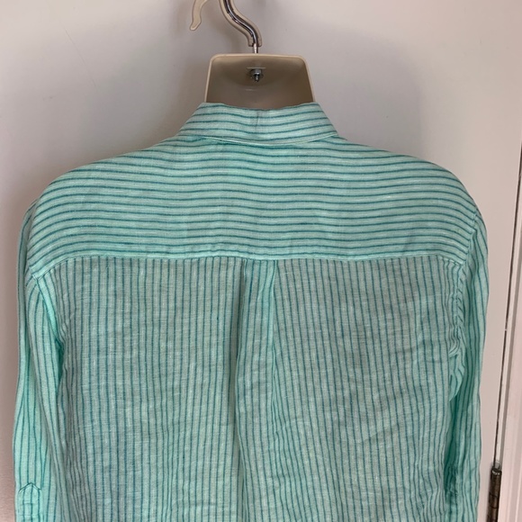 Weekend Max Mara linen striped button down - Picture 6 of 8